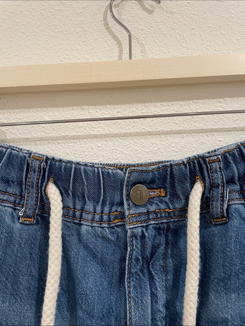 Anthropologie Pilcro Wide-Leg Drawstring Pull-on Pants Jeans Small - Picture 6 of 12